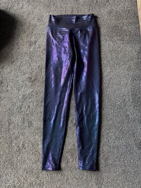 Holographic rebel leggings